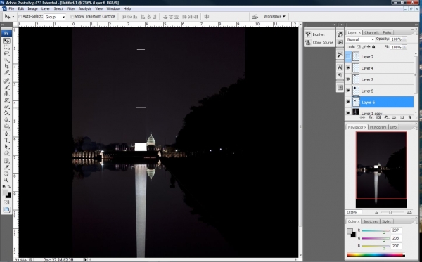 Creation of Washington Monument: Step 2